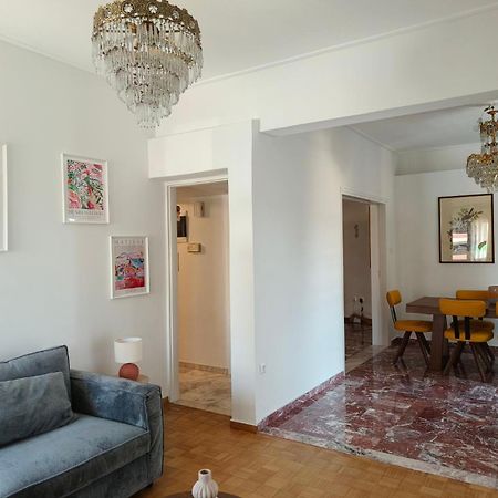 Stylish Artistic Flat With View, Three Min To Metro Apartment Атина Екстериор снимка