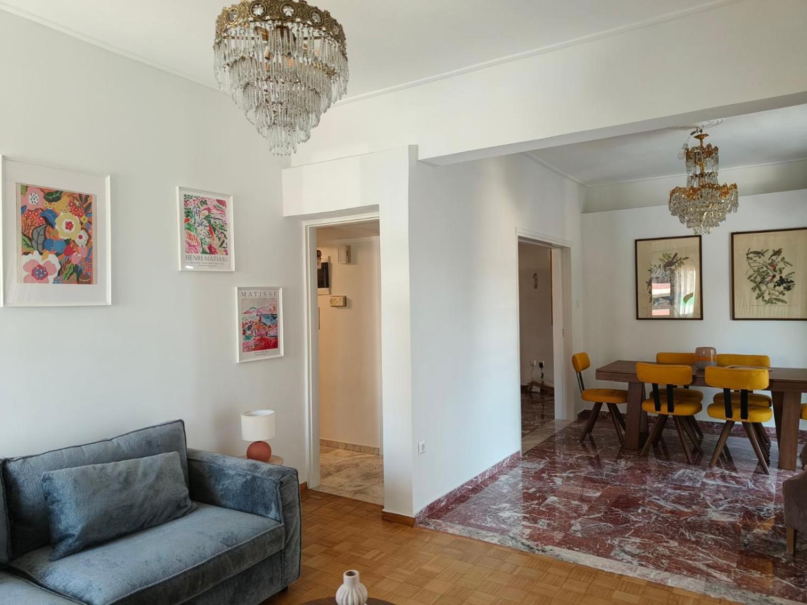 Stylish Artistic Flat With View, Three Min To Metro Apartment Атина Екстериор снимка